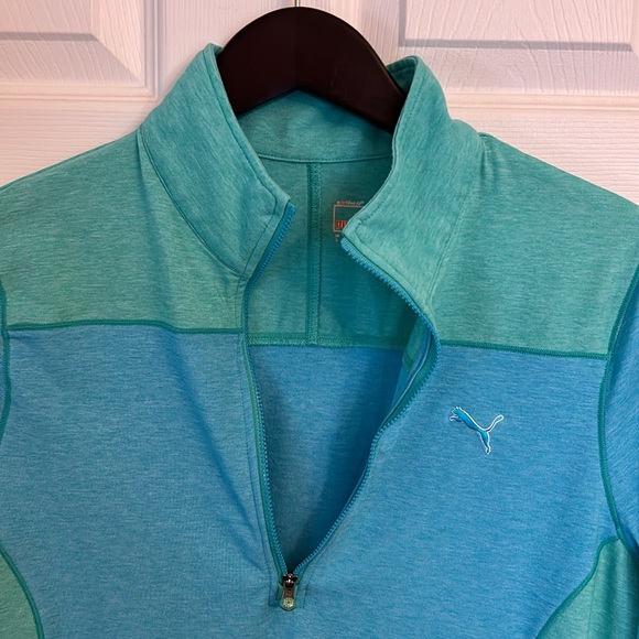 Puma Long Sleeve 3/4 Zip Top - NWOT - Picture 2 of 5
